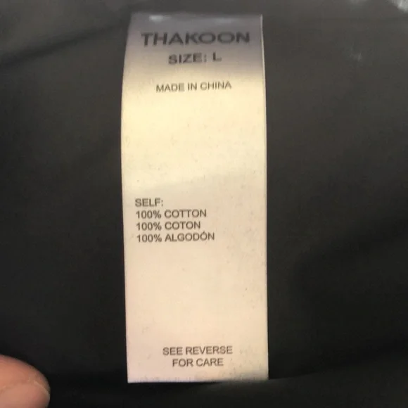 Thakoon Smocked Neck Poplin Blouse size Large New